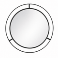 Halo Round Mirror - Wooden Arts