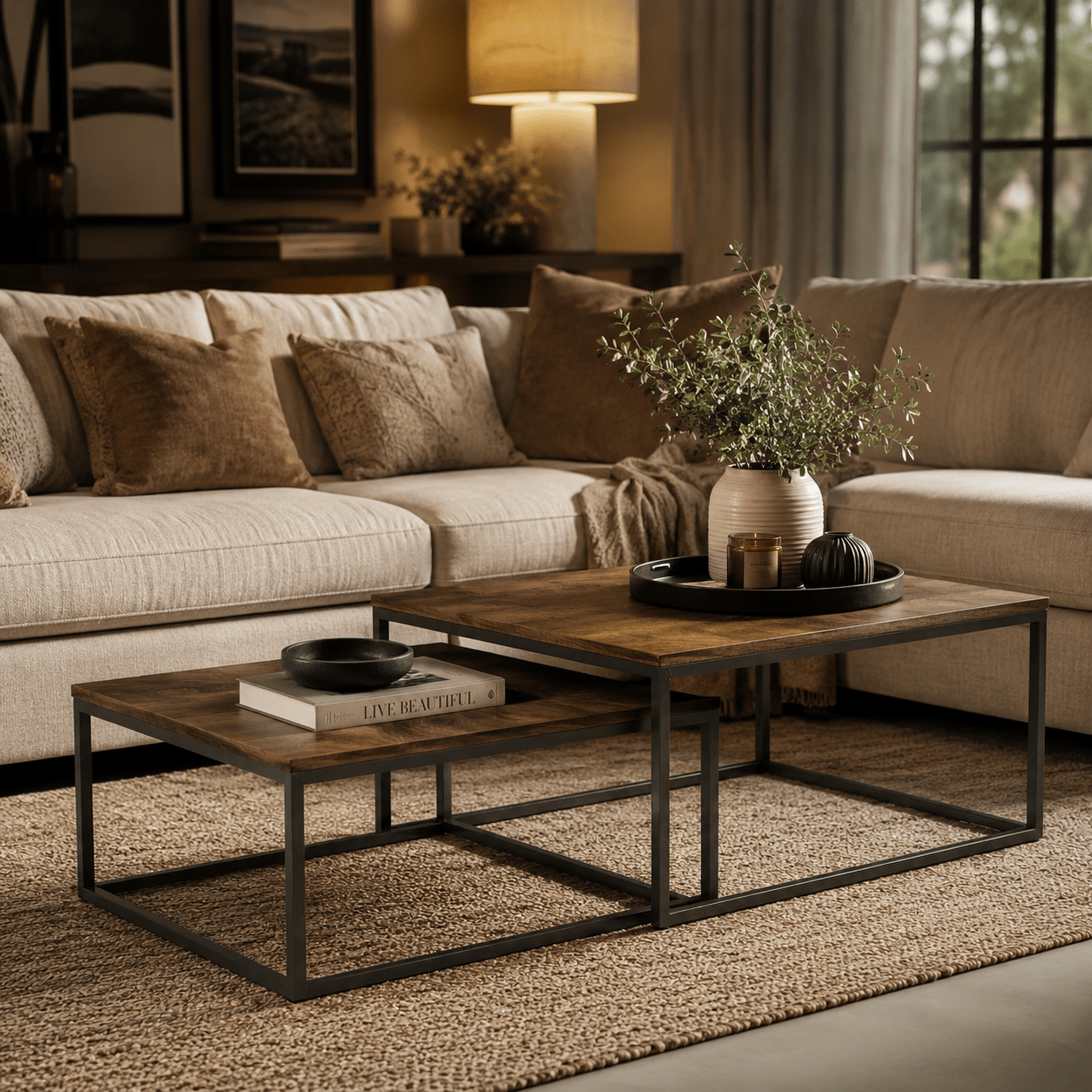 Nordic duo table - Wooden Arts